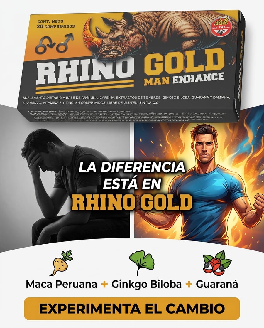 La diferencia está en Rhino Gold — experimenta el cambio: pedí tu caja ahora